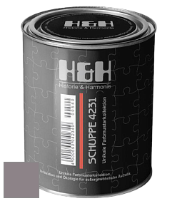 Глубокоматовая краска H&H SCHUPPE цвет DRF 9075 