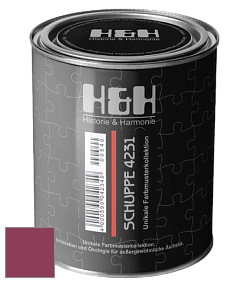 Глубокоматовая краска H&H SCHUPPE цвет NCS S 3060-R20B 