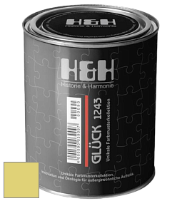 Матовая краска H&H Gluck цвет NCS S 1040-G80Y 