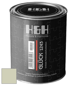 Матовая краска H&H Gluck цвет NCS S 1510-G60Y 