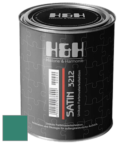 Шелковисто-глянцевая H&H Satin SG цвет NCS S 4040-B80G 