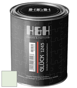 Матовая краска H&H Gluck цвет NCS S 0510-G20Y 