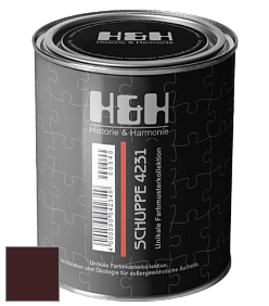 Глубокоматовая краска H&H SCHUPPE цвет RAL 3007 