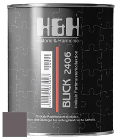 Глубокоматовая краска H&H Blick цвет NCS S 7005-R20B 