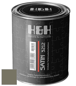 Шелковисто-матовая H&H Satin SM цвет NCS S 6010-G70Y 