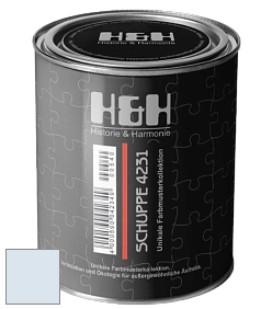 Глубокоматовая краска H&H SCHUPPE цвет NCS S 0510-R80B 