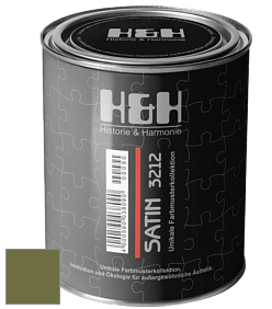 Шелковисто-матовая H&H Satin SM цвет NCS S 5040-G50Y 