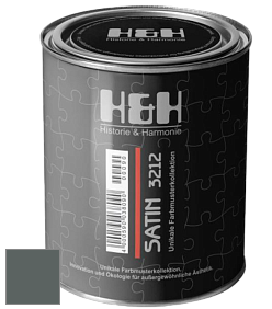 Шелковисто-матовая H&H Satin SM цвет NCS S 7005-B80G 