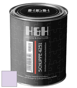 Глубокоматовая краска H&H SCHUPPE цвет NCS S 0520-R50B 