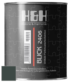 Глубокоматовая краска H&H Blick цвет NCS S 8010-B90G 
