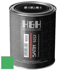 Шелковисто-глянцевая H&H Satin SG цвет NCS S 1070-G10Y 