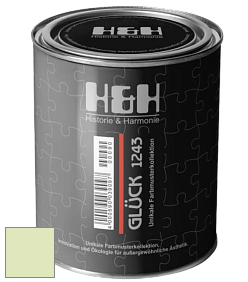 Матовая краска H&H Gluck цвет NCS S 0520-G40Y 