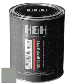 Глубокоматовая краска H&H SCHUPPE цвет NCS S 4005-G20Y 