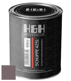 Глубокоматовая краска H&H SCHUPPE цвет NCS S 6010-R10B 