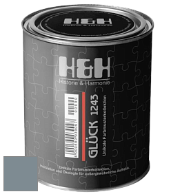 Матовая краска H&H Gluck цвет RAL 7000 