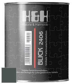 Глубокоматовая краска H&H Blick цвет RAL 7043 