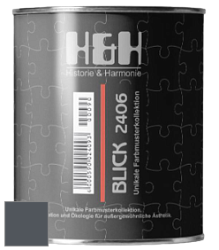 Глубокоматовая краска H&H Blick цвет RAL 7015 