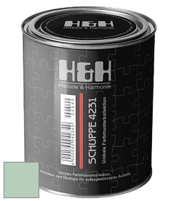 Глубокоматовая краска H&H SCHUPPE цвет NCS S 1515-G 