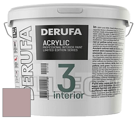 Матовая краска Derufa Интерьер-3 (ТМ) цвет DRF 1010 