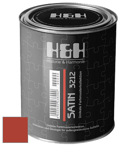 Шелковисто-глянцевая H&H Satin SG цвет RAL 3016 