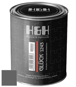 Матовая краска H&H Gluck цвет DRF 8020 
