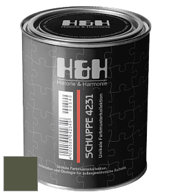 Глубокоматовая краска H&H SCHUPPE цвет DRF 1176 