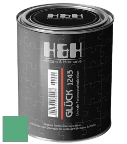 Матовая краска H&H Gluck цвет NCS S 2050-G 