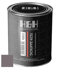 Глубокоматовая краска H&H SCHUPPE цвет NCS S 6005-R20B 