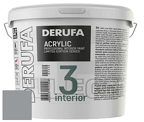Матовая краска Derufa Интерьер-3 (ТМ) цвет DRF 9003 