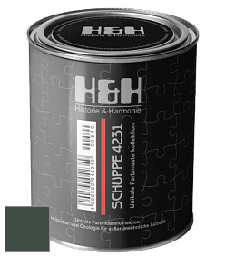 Глубокоматовая краска H&H SCHUPPE цвет DRF 1204 
