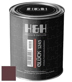 Матовая краска H&H Gluck цвет NCS S 6030-R10B 