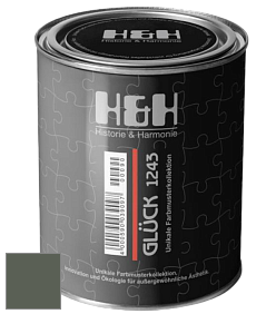 Матовая краска H&H Gluck цвет NCS S 7010-G30Y 