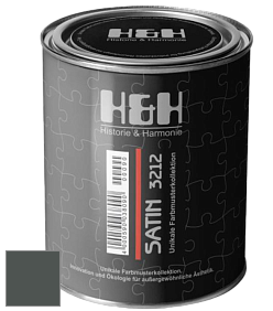 Шелковисто-матовая H&H Satin SM цвет RAL 7043 