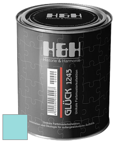 Матовая краска H&H Gluck цвет NCS S 0530-B30G 