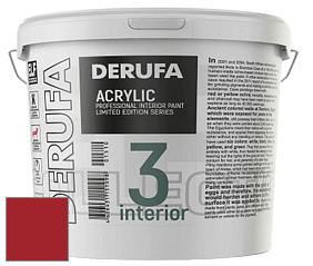 Матовая краска Derufa Интерьер-3 (ТМ) цвет RAL 3002 