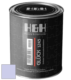 Матовая краска H&H Gluck цвет NCS S 0525-R60B 