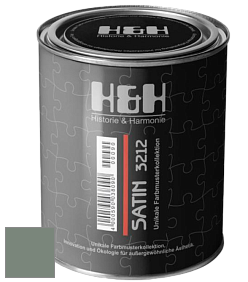 Шелковисто-глянцевая H&H Satin SG цвет NCS S 5010-G10Y 