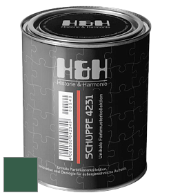 Глубокоматовая краска H&H SCHUPPE цвет NCS S 6030-G 
