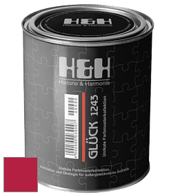 Матовая краска H&H Gluck цвет RAL 3027 