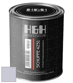 Глубокоматовая краска H&H SCHUPPE цвет NCS S 1510-R60B 