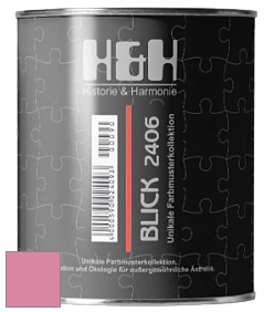Глубокоматовая краска H&H Blick цвет NCS S 1050-R20B 