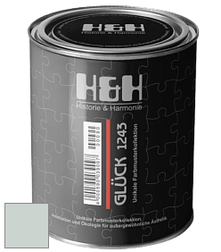 Матовая краска H&H Gluck цвет NCS S 1505-B80G 