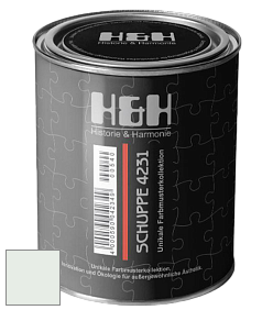Глубокоматовая краска H&H SCHUPPE цвет NCS S 0505-G 