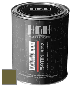 Шелковисто-глянцевая H&H Satin SG цвет NCS S 5540-G60Y 