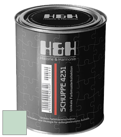Глубокоматовая краска H&H SCHUPPE цвет NCS S 1015-G 