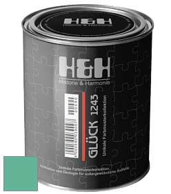 Матовая краска H&H Gluck цвет NCS S 2040-B90G 