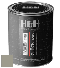 Матовая краска H&H Gluck цвет NCS S 4005-G80Y 