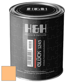Матовая краска H&H Gluck цвет NCS S 0540-Y30R 