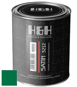 Шелковисто-глянцевая H&H Satin SG цвет RAL 6029 