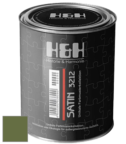 Шелковисто-глянцевая H&H Satin SG цвет NCS S 5040-G40Y 